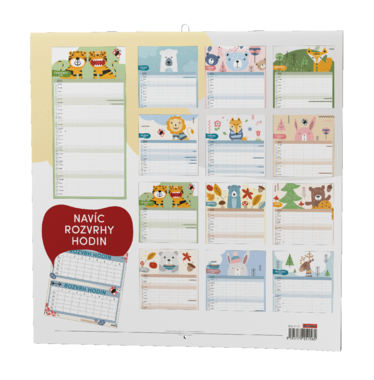Nástěnný kalendář - Rodinný plánovací kalendář 