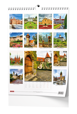 Nástěnný kalendář - Hrady a zámky České republiky