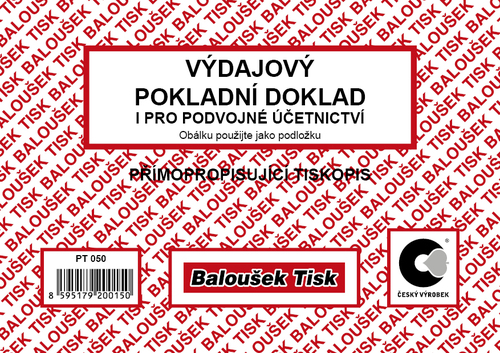Výdajový pok.dok. i pro podvoj.úč. A6