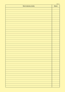 Stavební deník  A4