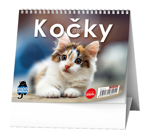 Stolní kalendář - IDEÁL - Kočky /s kočičími jmény/