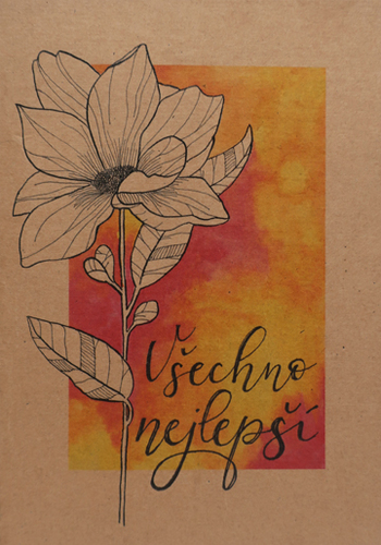 Přáníčko BeBechy – recyklovaný papír - Všechno 2