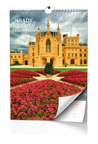 Nástěnný kalendář - Hrady a zámky České republiky