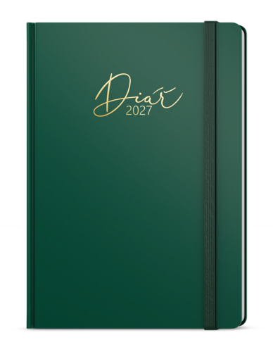 Denní diář - David - Luxi - A5 - zelená
