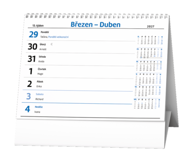 Stolní kalendář - Kapitán