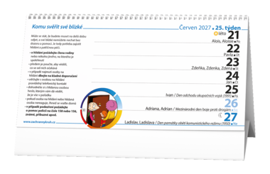 Stolní kalendář - Kalendář pro naše babičky a dědečky