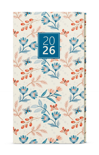 Týdenní diář - Jakub - Lamino - kapesní - Motýli