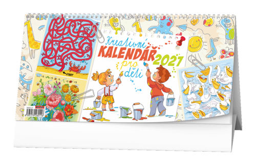 Stolní kalendář - Kreativní kalendář pro děti