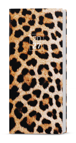 Měsíční diář - Božka - lamino - Leopard