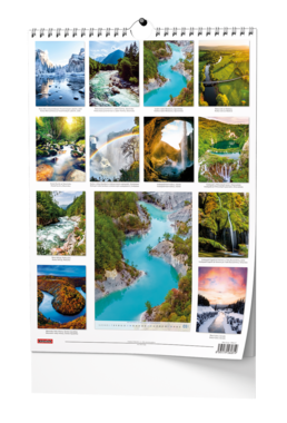 Nástěnný kalendář - Řeka čaruje - A3                               