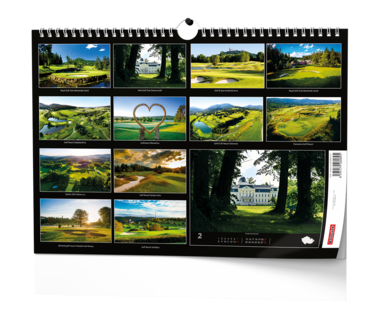 Nástěnný kalendář - Golf - české resorty