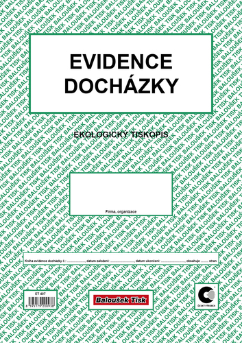Evidence docházky A4