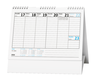 Stolní kalendář - Pracovní kalendář IMPULS II