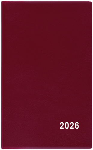Týdenní diář - Alois - PVC - bordó