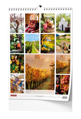 Nástěnný kalendář - Víno - A3                                                        
