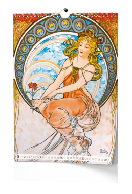 Nástěnný kalendář A3 - Alfons Mucha 2027