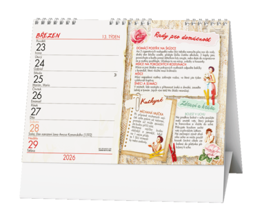 Stolní kalendář - Chytrá žena  