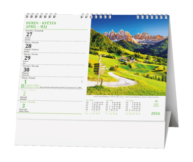 Stolní kalendář - Toulky přírodou