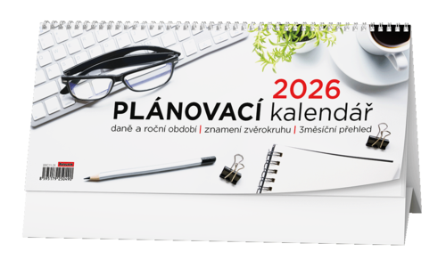 Stolní kalendář - Plánovací daňový kalendář 2026