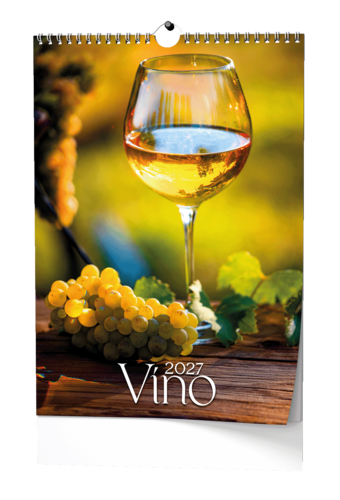 Nástěnný kalendář - Víno - A3                                                        
