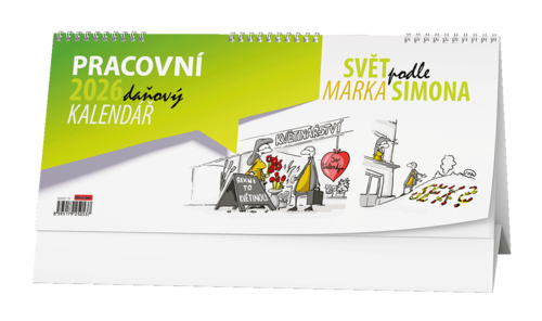 Stolní kalendář - Pracovní daňový kalendář - Svět podle Marka Simona                   