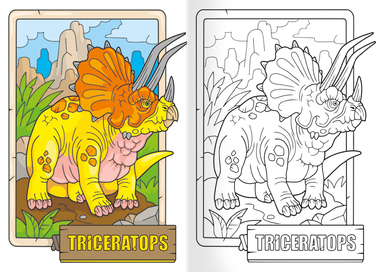 Omalovánka - A5 - Dinosauři