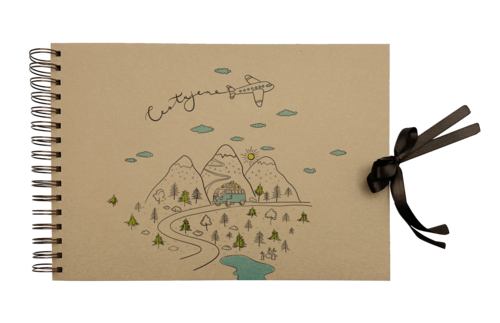 Album A4 - 300x210 - kraft - Cestování