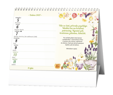 Stolní kalendář - Domácí lékárna