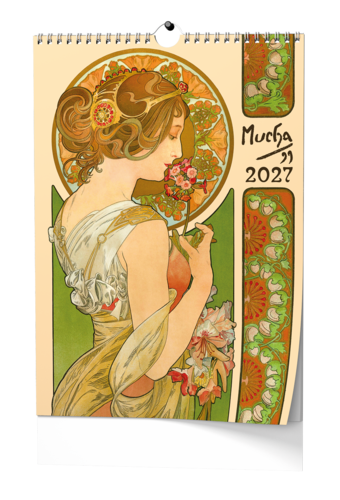 Nástěnný kalendář A3 - Alfons Mucha 2027