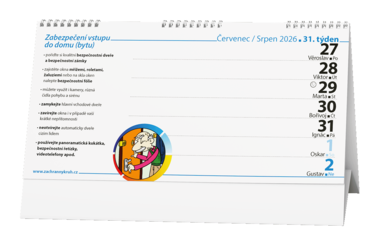 Stolní kalendář - Kalendář pro naše babičky a dědečky