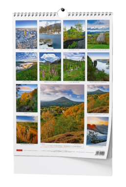 Nástěnný kalendář - České Švýcarsko - A3         