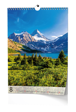 Nástěnný kalendář - Hory - A3