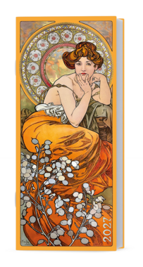Měsíční diář - Božka- Alfons Mucha 2027 - mix
