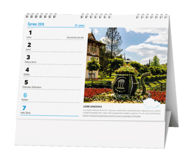 Stolní kalendář - Poznáváme Českou republiku