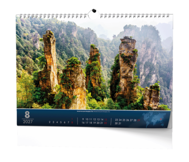 Nástěnný kalendář - Světové národní parky