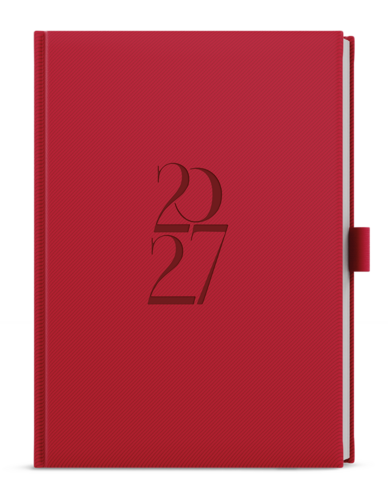 Týdenní diář - Oskar - Deny - A5 - červená