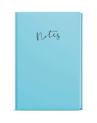 Notes linkovaný - A5 - Lamino Pastel - modrá