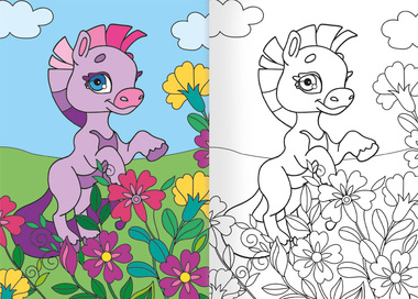 Omalovánka  - A5 - Poníci