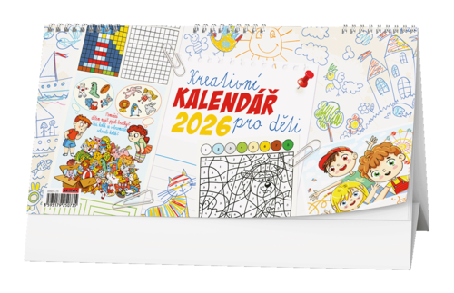 Stolní kalendář - Kreativní kalendář pro děti