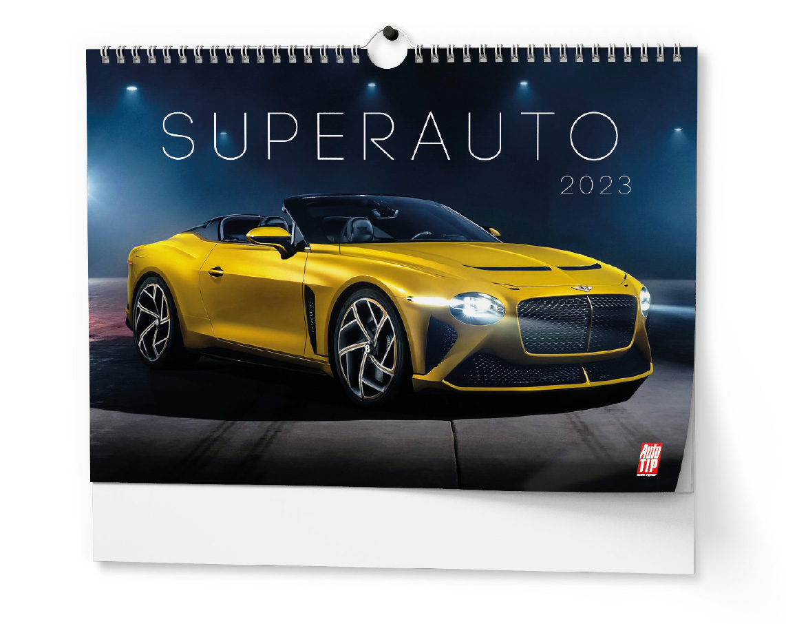 Nástěnný kalendář - Superauto - A3