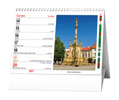 Stolní kalendář - Katolický kalendář /kostely a kapličky/