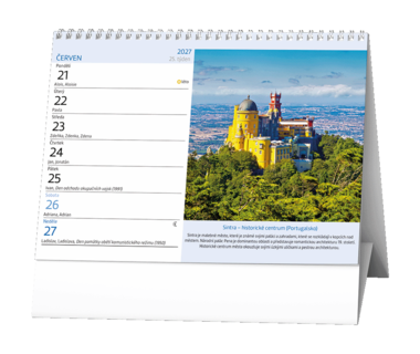Stolní kalendář - Poklady světového dědictví