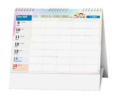 Stolní kalendář - Rodinný kalendář