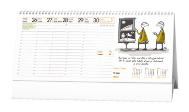 Stolní kalendář - Pracovní daňový kalendář - Svět podle Marka Simona         