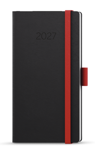 Týdenní diář - Jakub - Nora - kapesní - červená