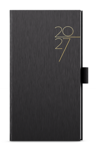 Týdenní diář - Jakub - ForMen - kapesní - Black