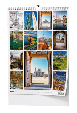 Nástěnný kalendář - Europe - A3                           