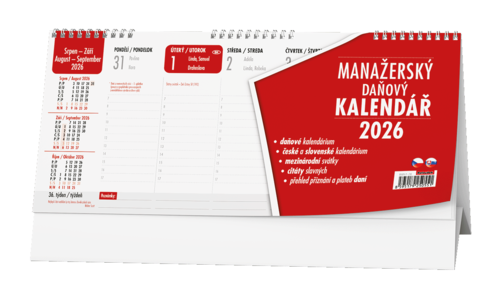 Stolní kalendář - Manažerský kalendář 