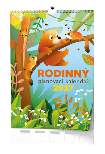 Nástěnný kalendář - Rodinný plánovací kalendář - A3