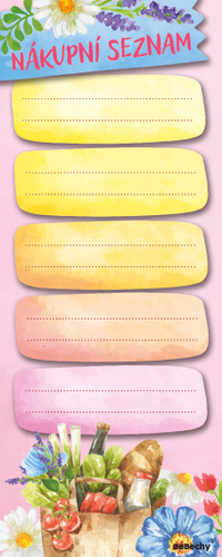 Nákupní seznam - Barevný